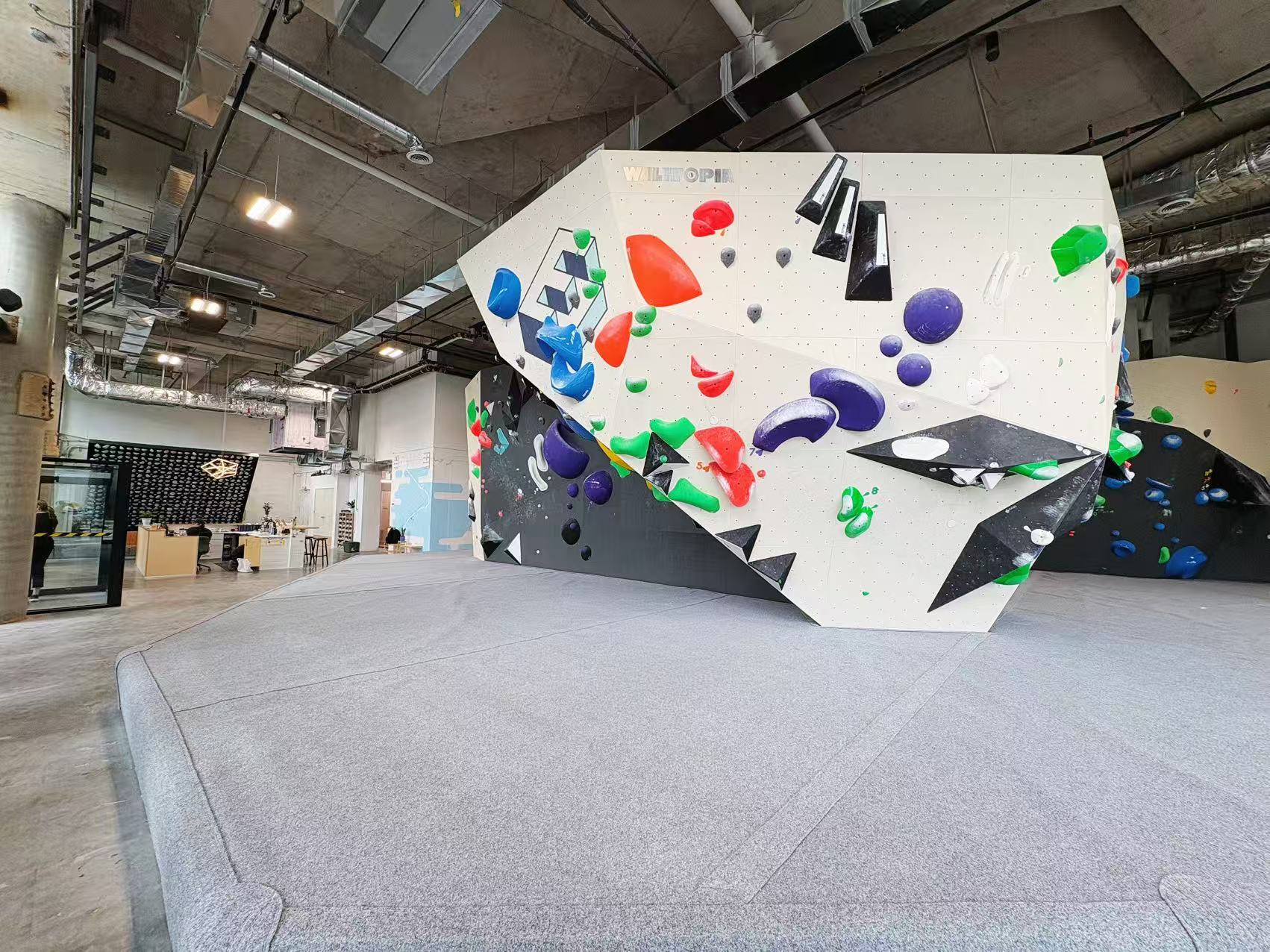 Rock Climbing Hub Construction in Downtown Toronto